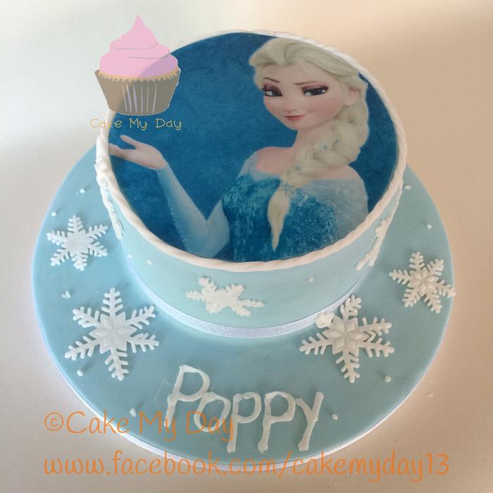 Disney Queen Elsa cake