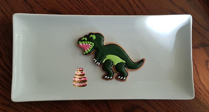Dino cookie