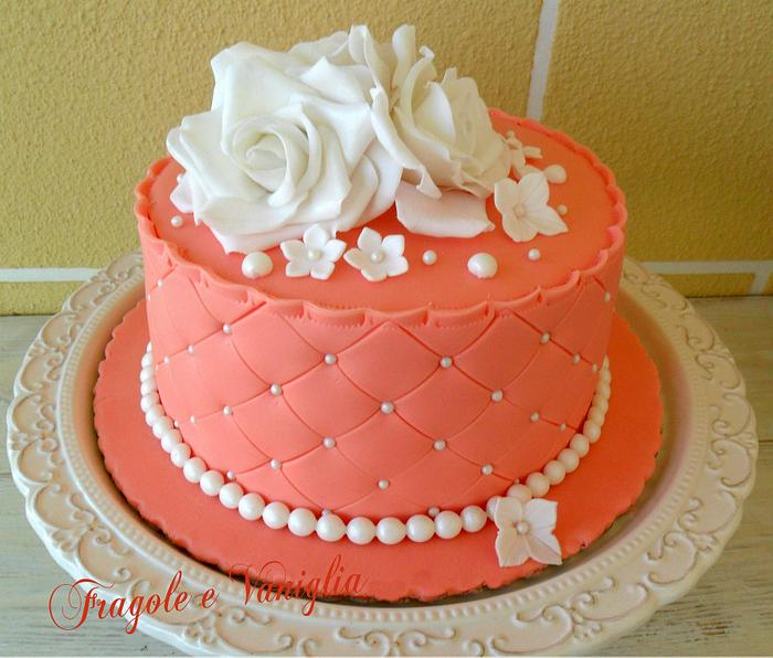 Corall cake