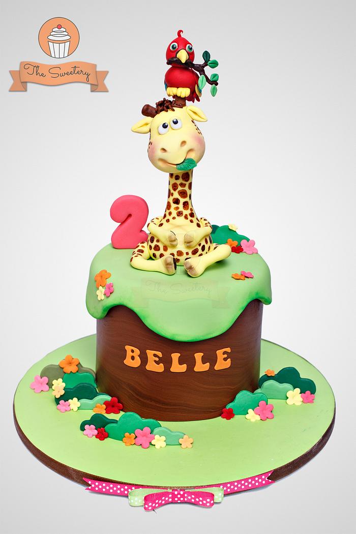 Jungle Giraffe Cake