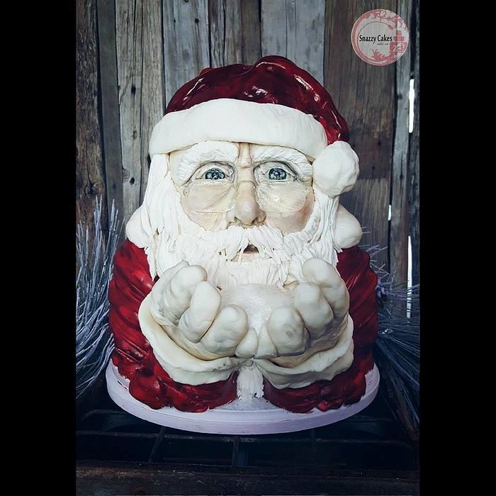 Santa Bust Cake