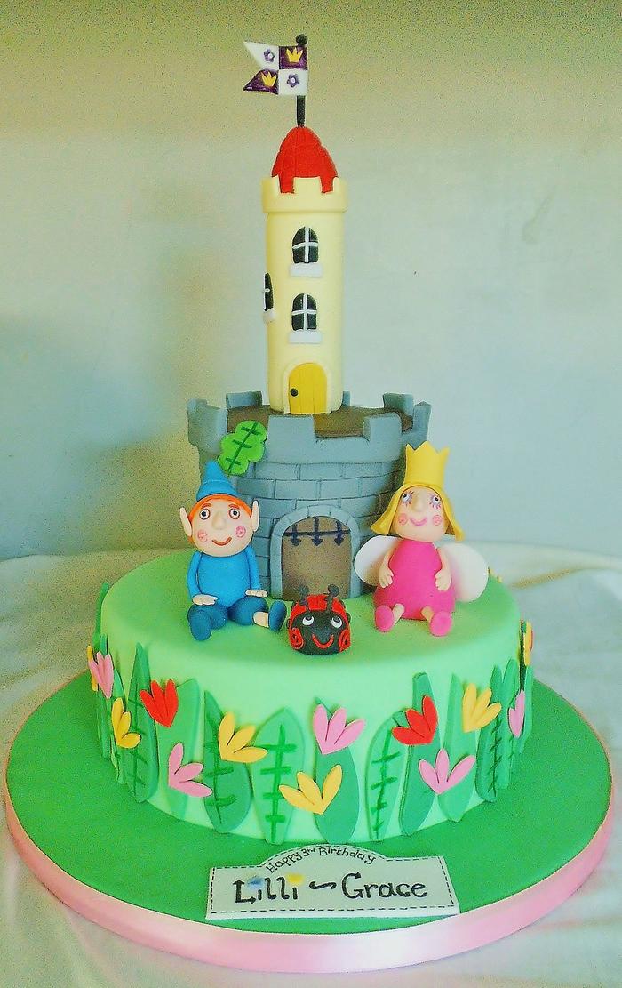 Ben and Holly's Little Kingdom Birthday cake