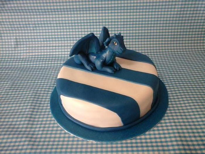 Blue Dragon Cake