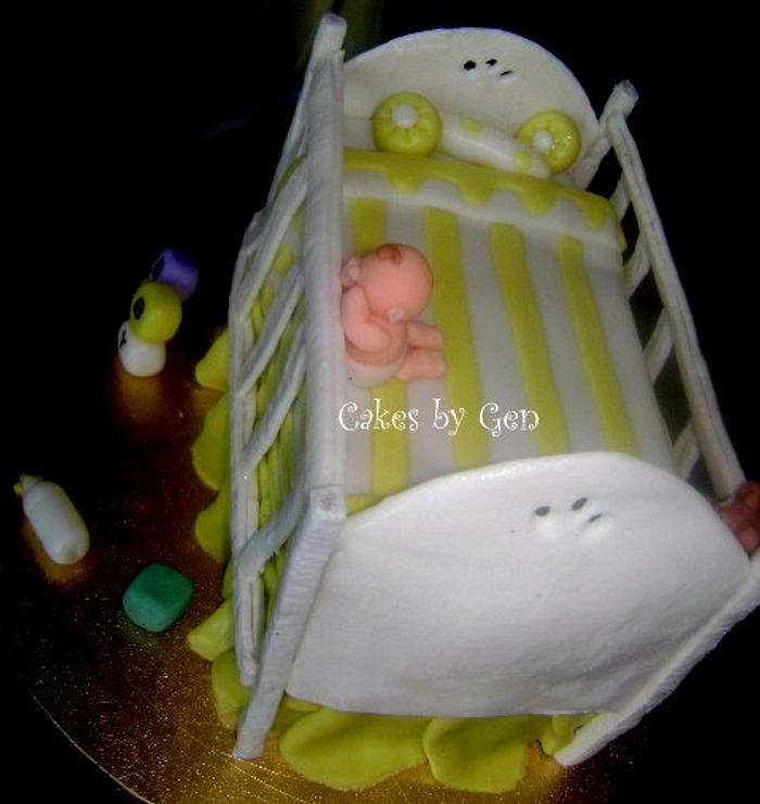 First Attempt Cot/Crib Cake
