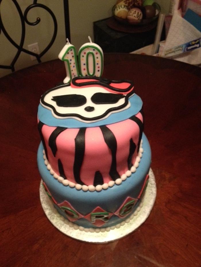Morgan's Cake - Monster High