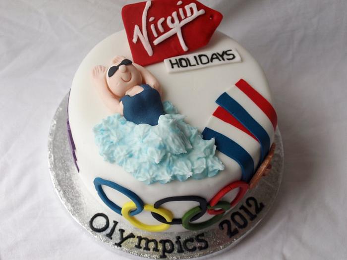 Virgin Olympics Cake 