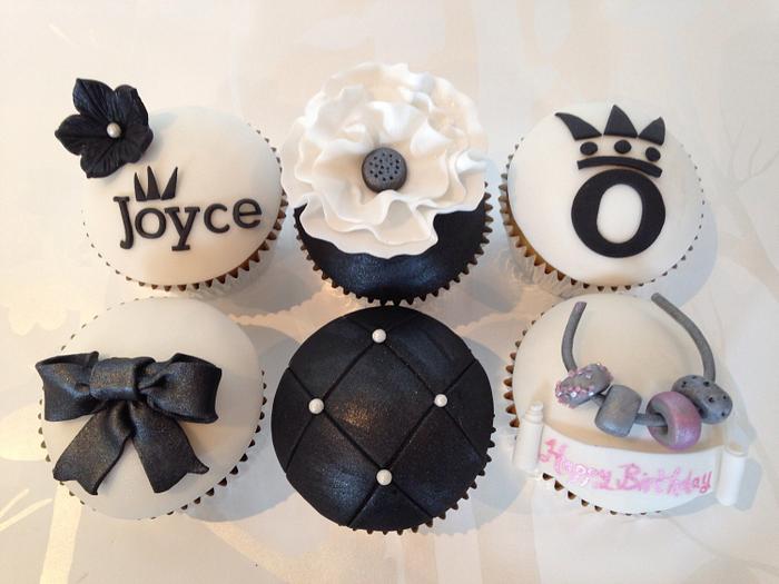 Pandora themed cupcakes 