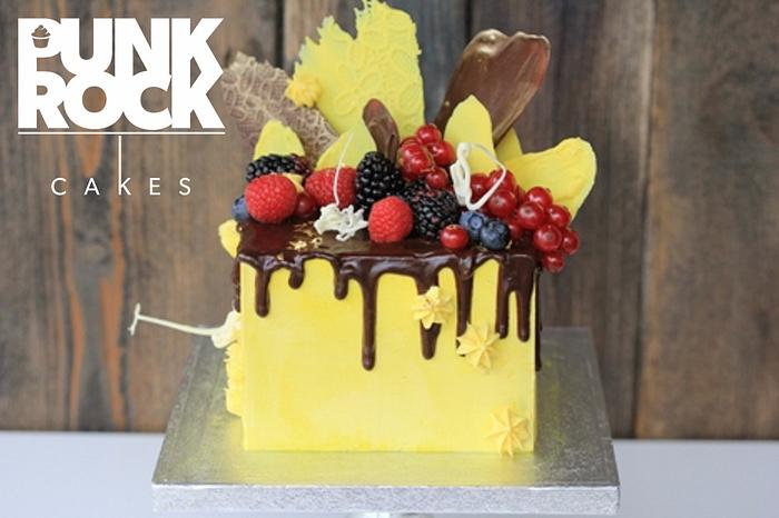 PunkArt Cake - Hello Yellow Sun