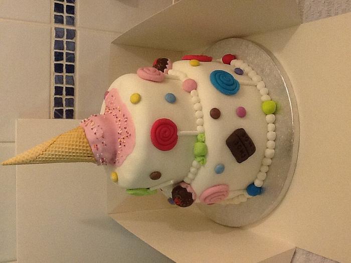 Ice-cream cake