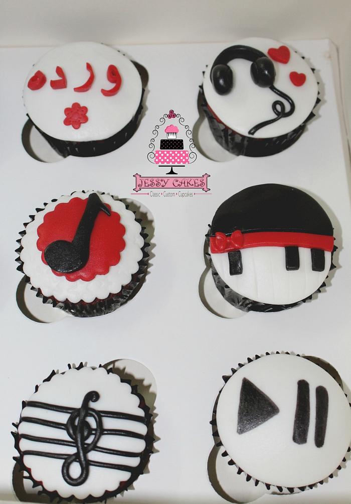 Music cupcakes