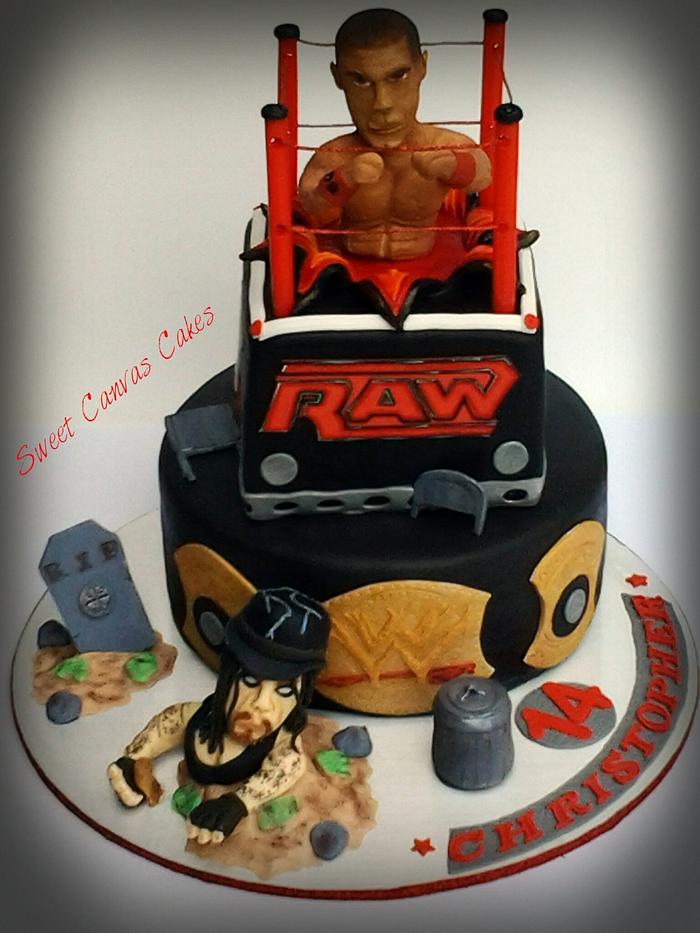 WWE Birthday Cake