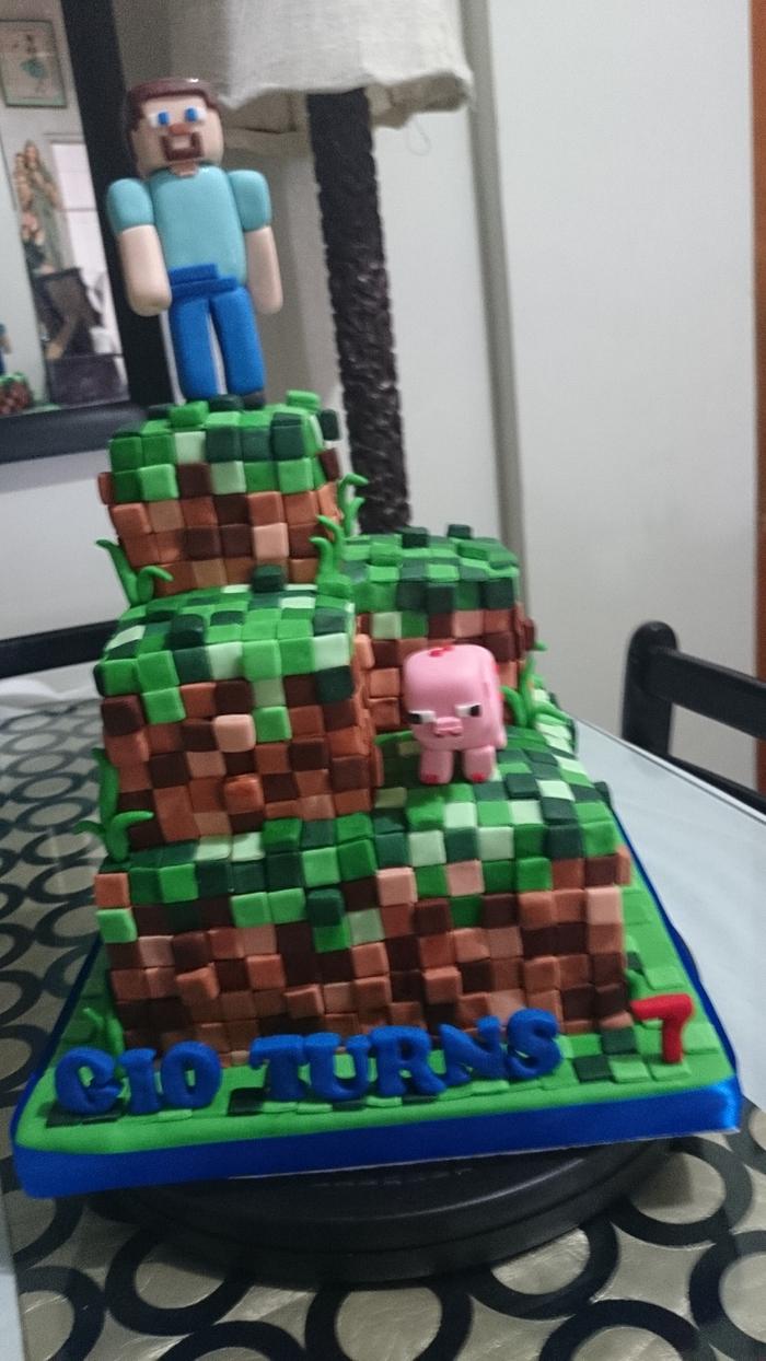 minecraft cake