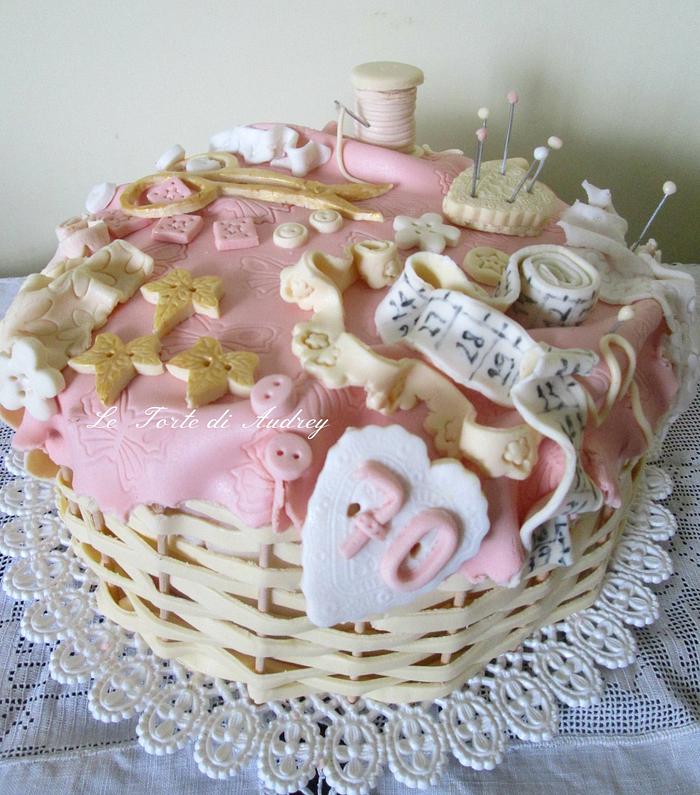 Seamstress cake