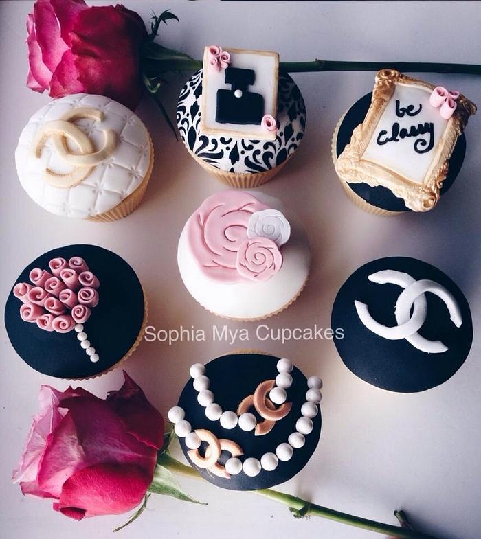 Chanel Inspired Cupcakes