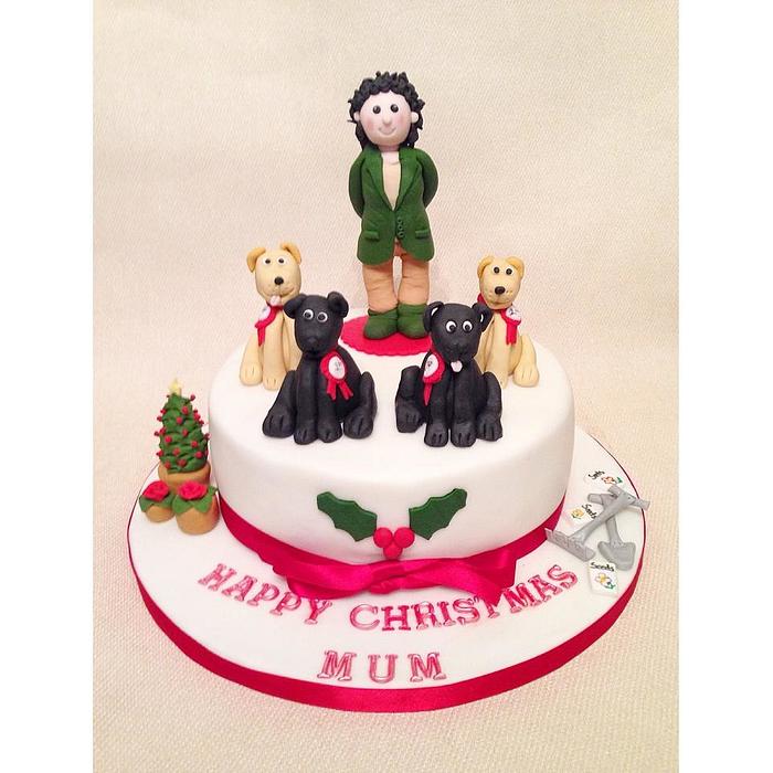 Personalised Christmas Cake