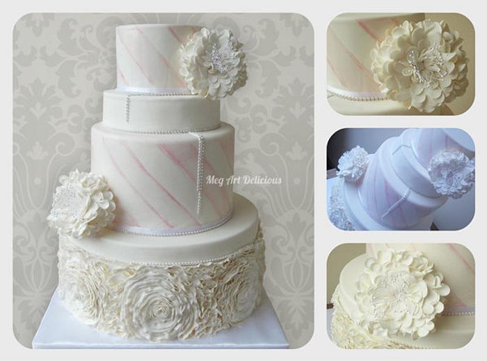 Wedding Cake, created for the Cake Design Italian Festival 2013