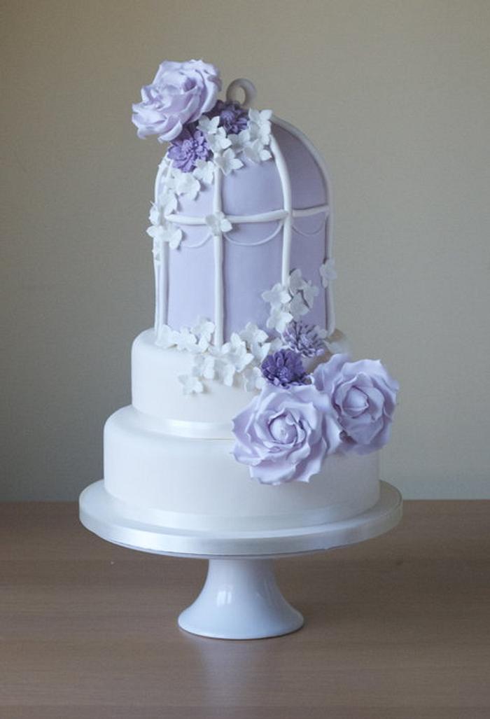 Birdcage Wedding Cake