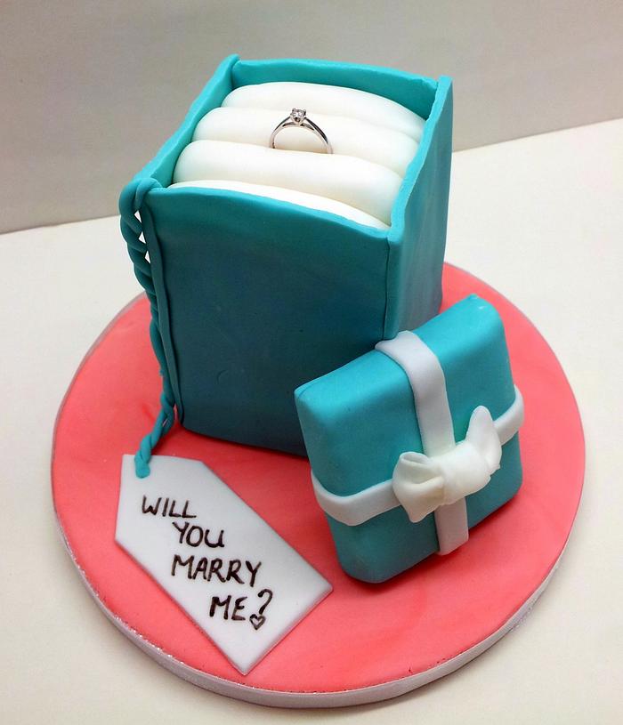 Proposal Cake 