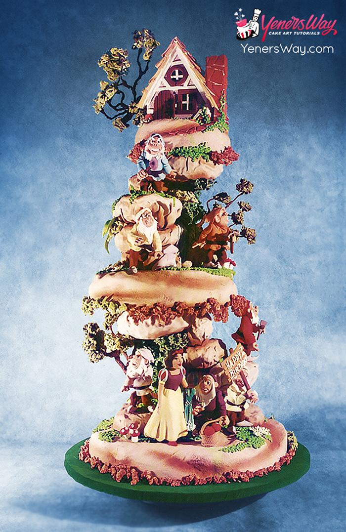 Snow White & The Seven Dwarfs Cake