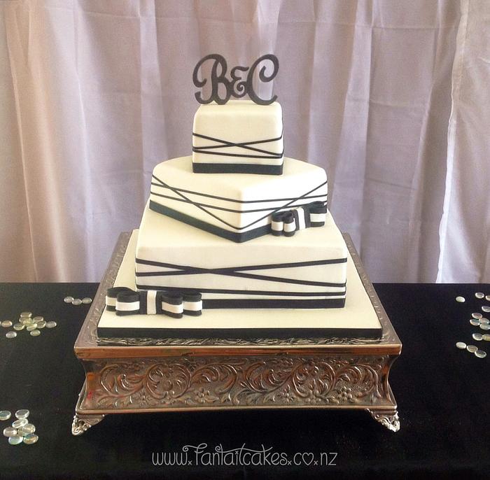 Mr & Mr Wedding Cake