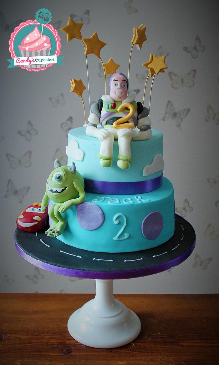 Buzz, Mike and Lightening Cake