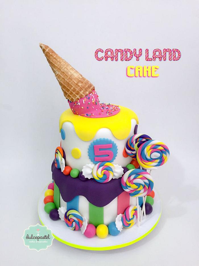 Torta Helados y Caramelos - Candyland Cake