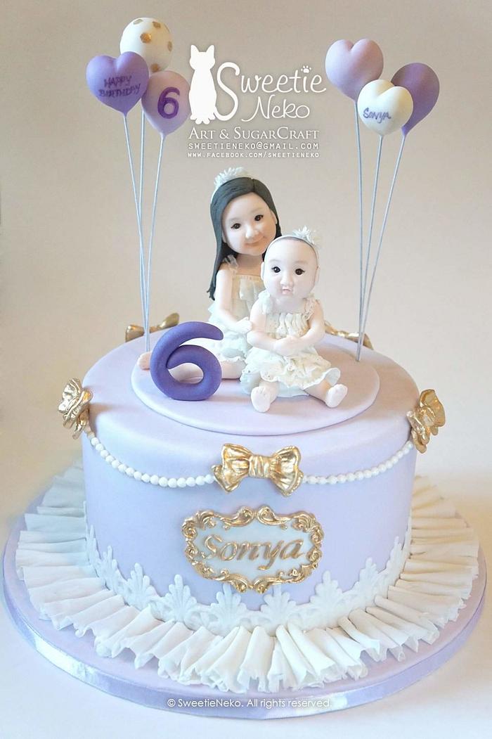 Sonya's 6 Birthday cake