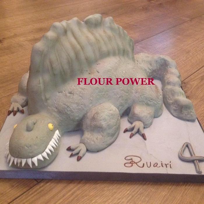 Spinosaurus Dinosaur cake