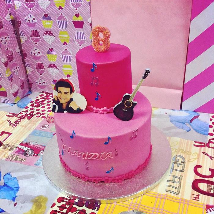 Pink Music Cake