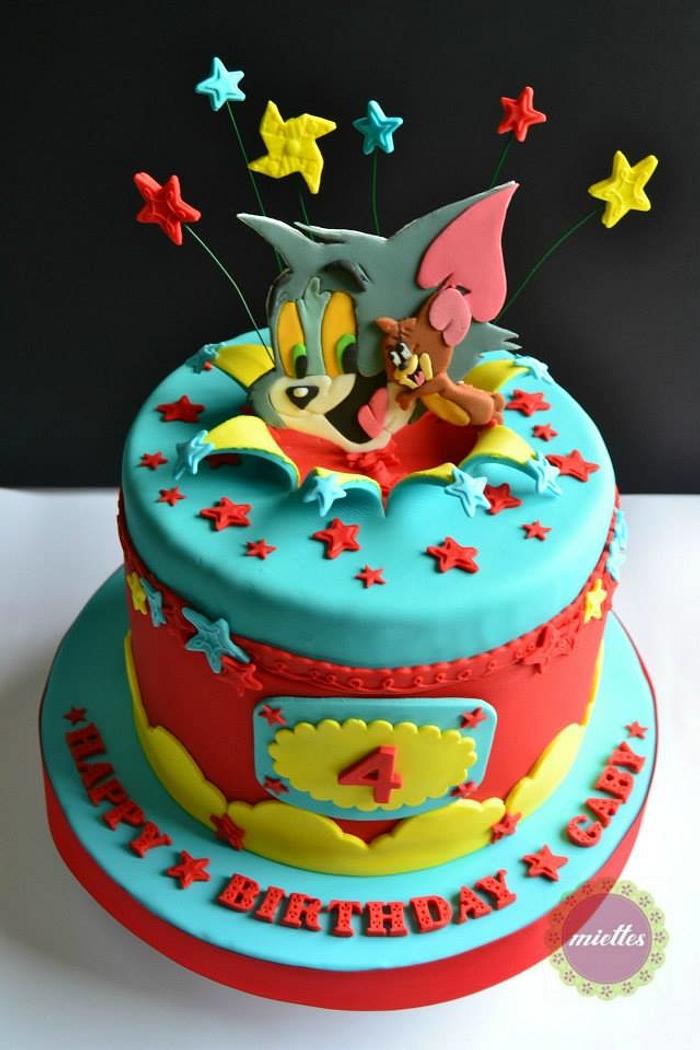 Tom & Jerry All-Star Birthday Cake