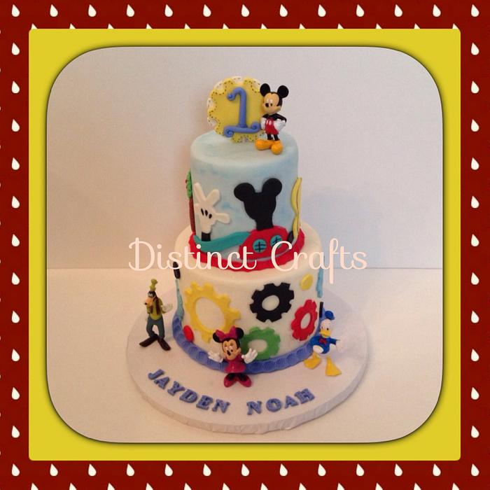 Mickey Mouse Clubhouse Faux Cake Topper