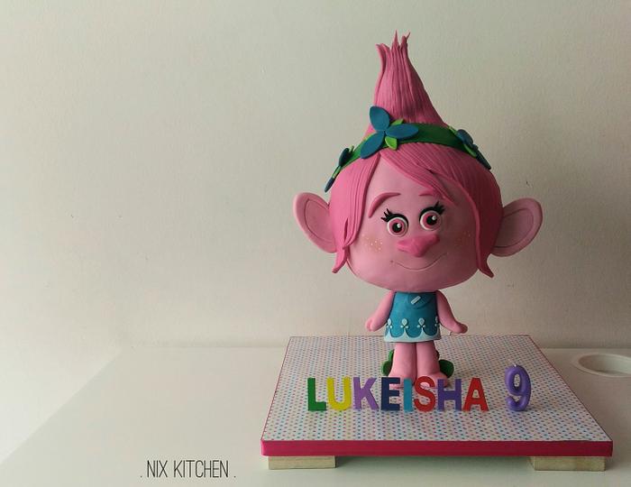 Princess Poppy 3D cake