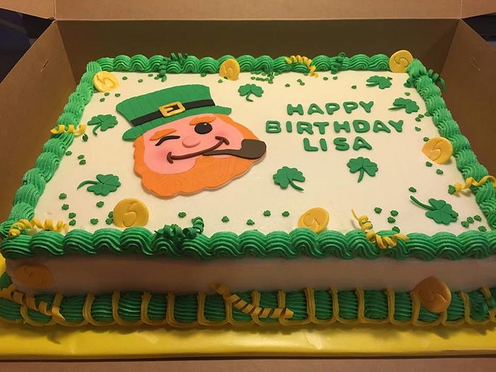 St Patrick's Day Cake