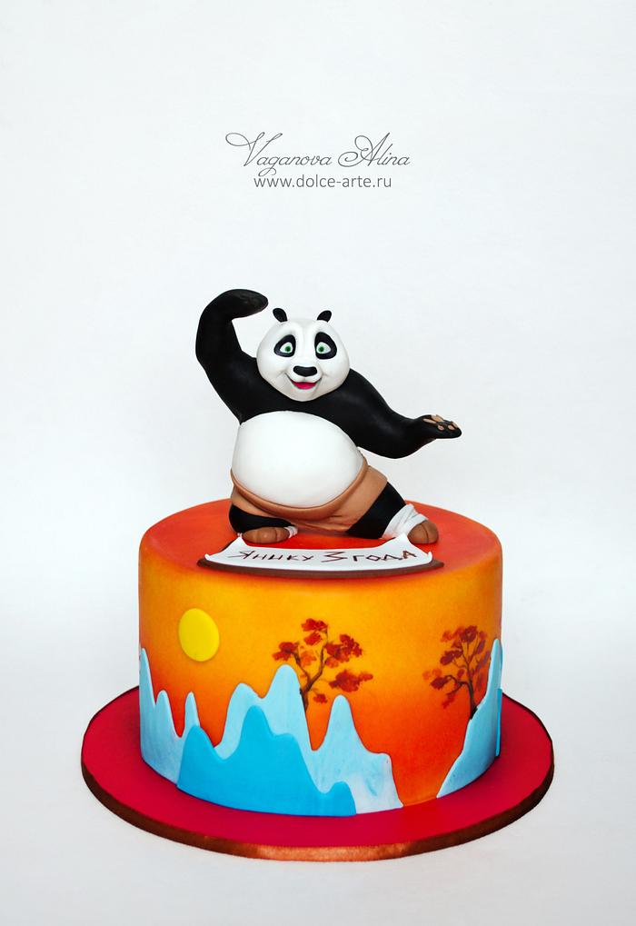 Kung Fu Panda cake