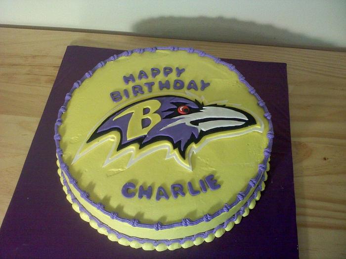 Ravens cake