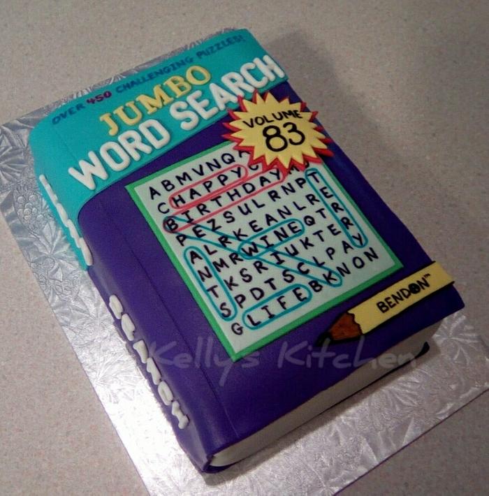 Find a Word cake