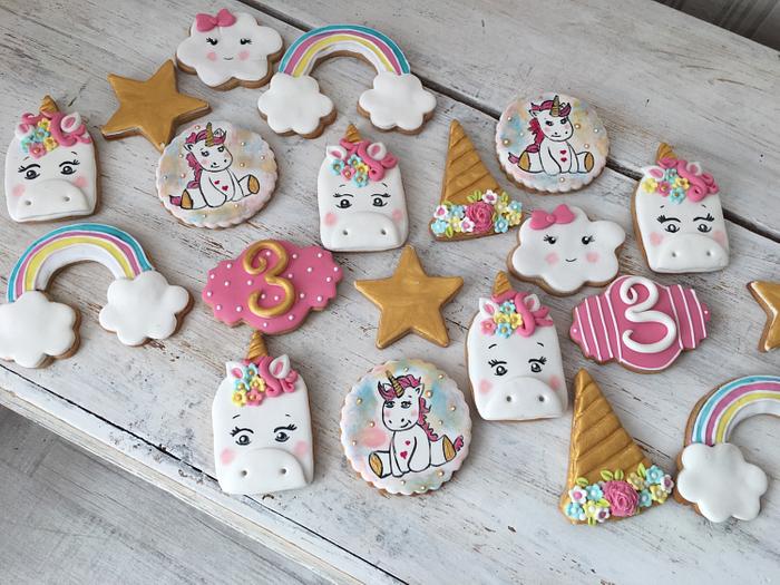 Unicorn cookies