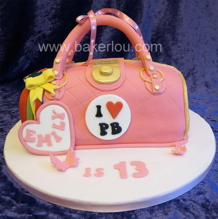 Paul's Boutique Pink Handbag Cake