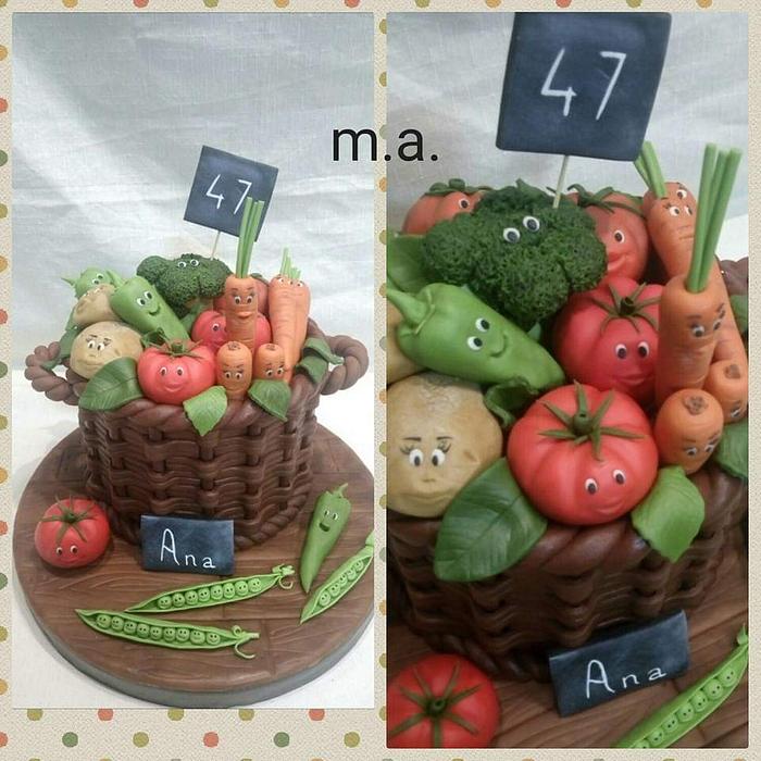 vegetables cake