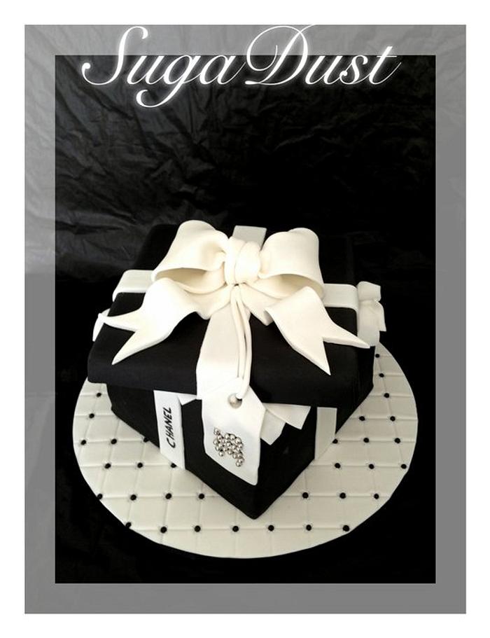 Chanel Gift Box Cake