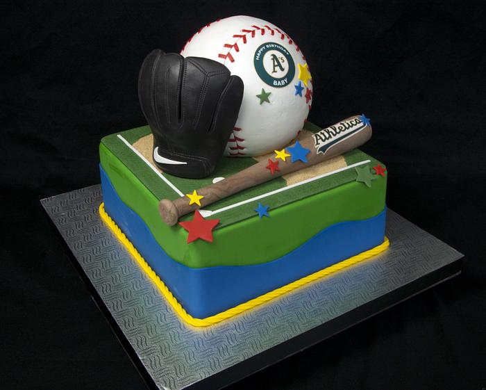Baseball Fan Cake