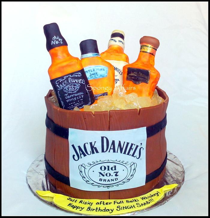 Jack Daniel's Barrel cake!