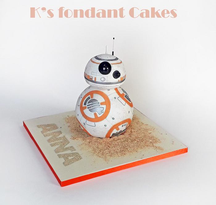 Star Wars BB-8 cake