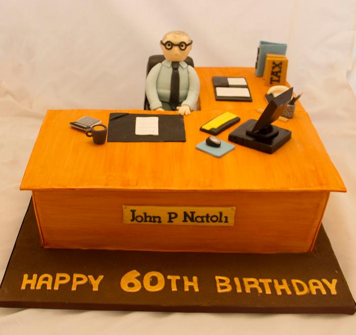 office theme cake | spatula and friends | Flickr
