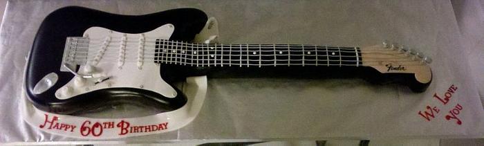 Fender Guitar Cake
