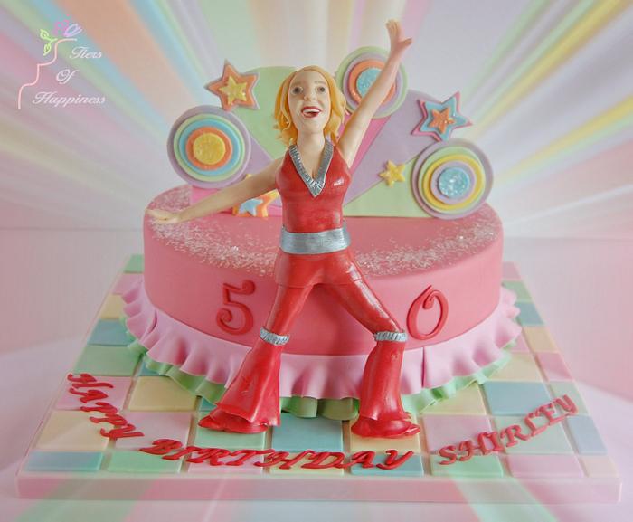 The Dancing Queen Cake - 50th birthday