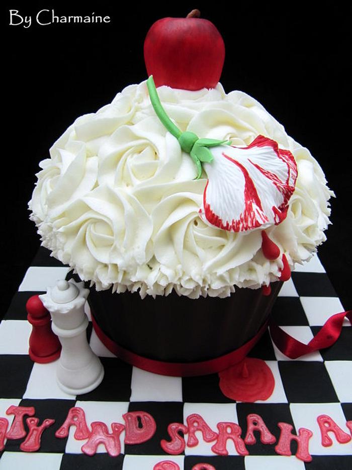 Twilight themed Giant Cupcake