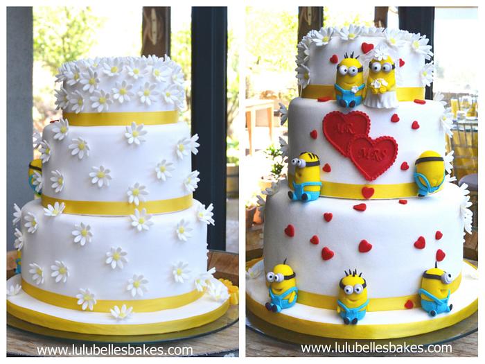 2 in one wedding cake