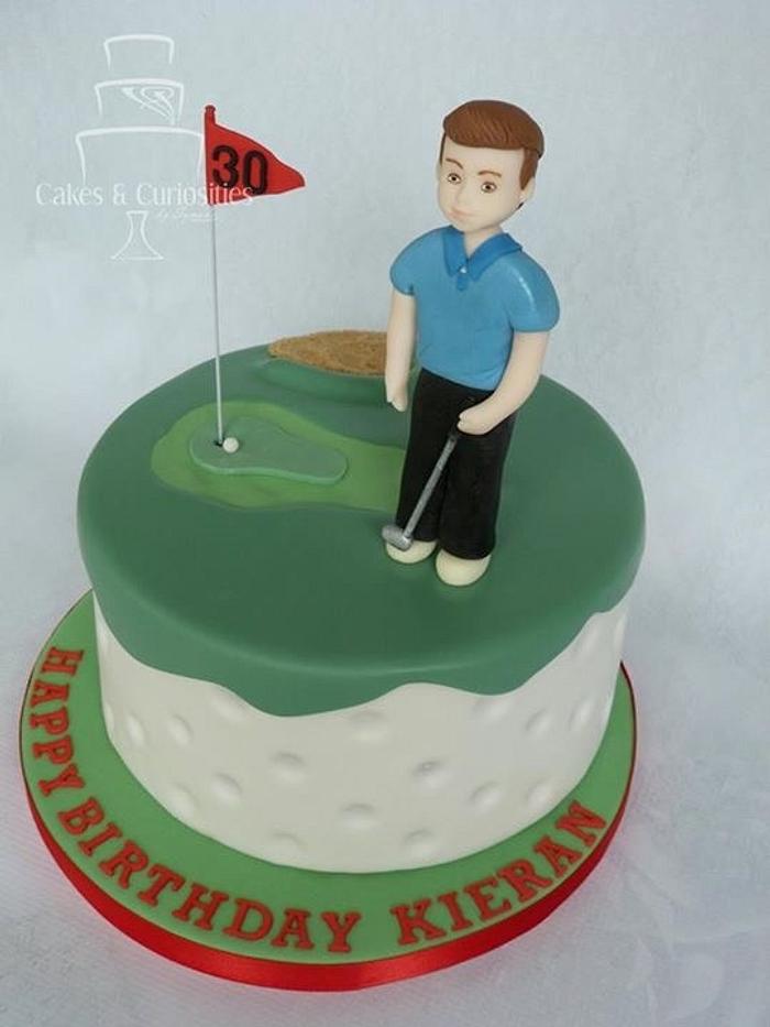 30th Golf cake 