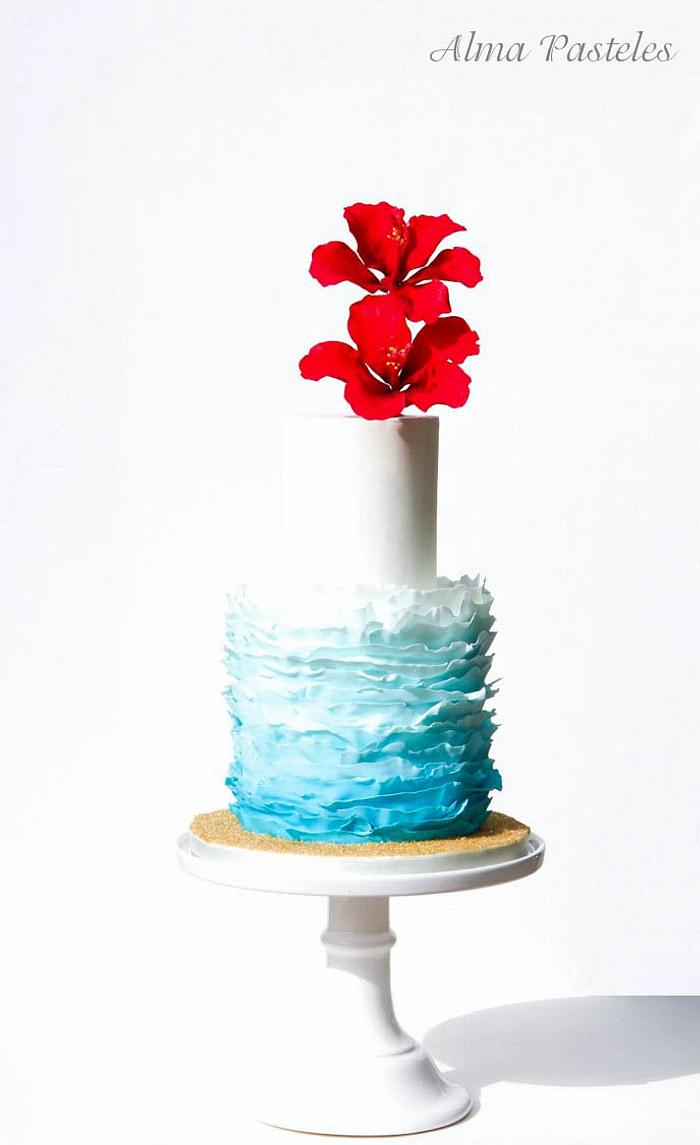 Aloha - 40th Birthday cake